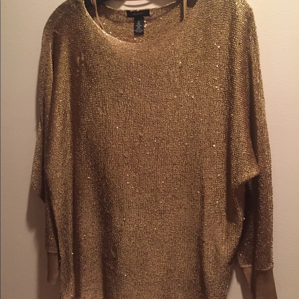 Sequined Gold Top